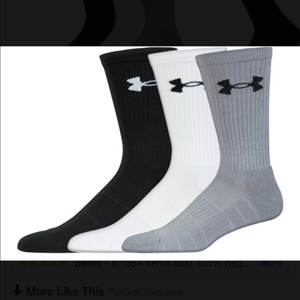 Under Armour Crew Socks (3 Pack)